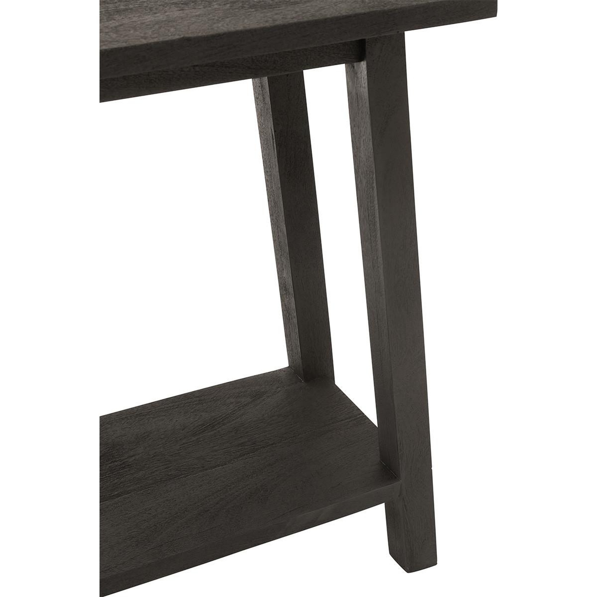 Voir la diapositive 6 : J-LINE Console en bois de manguier  matilda  120cm noir