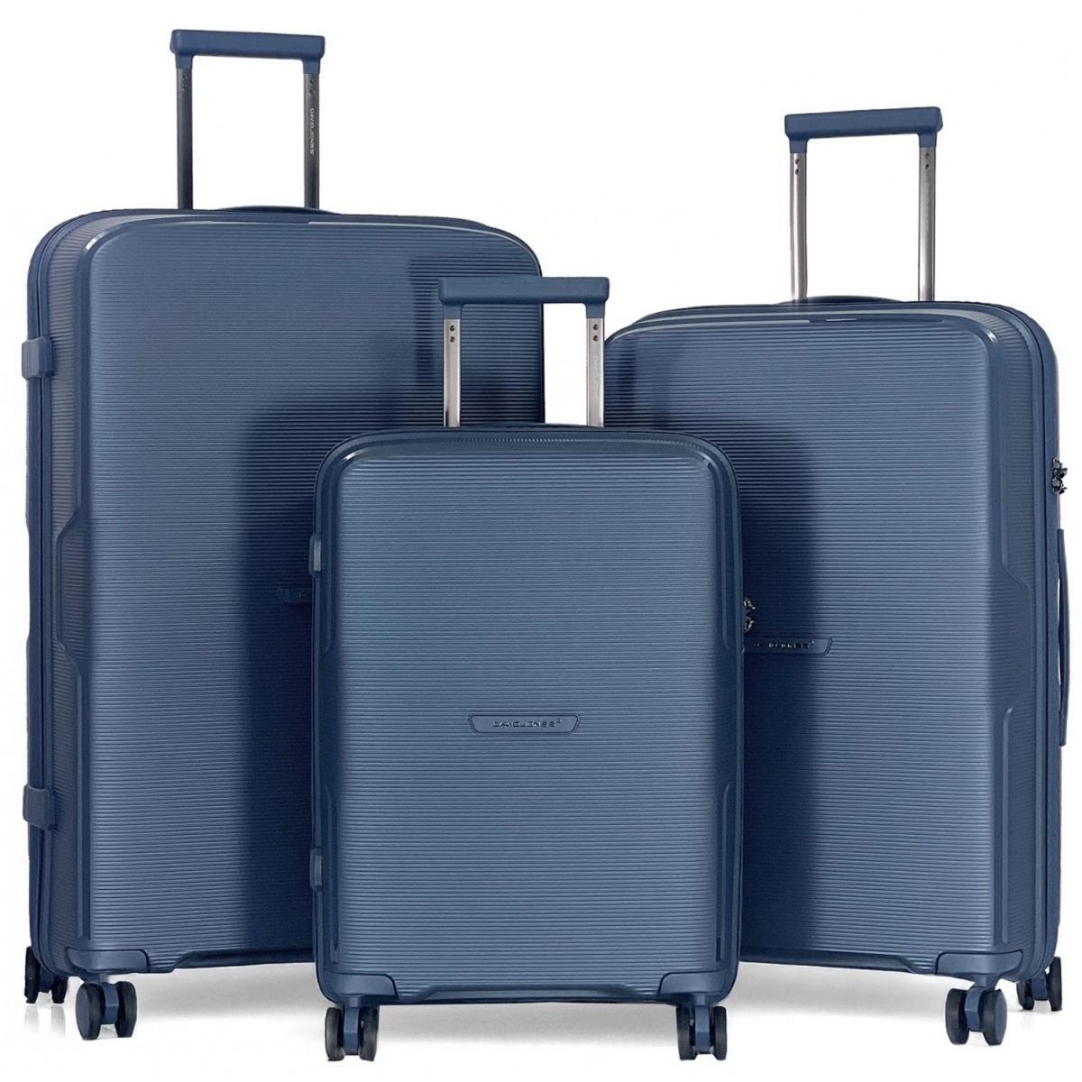 David Jones Lot 3 valises rigides dont 1 valise cabine TSA