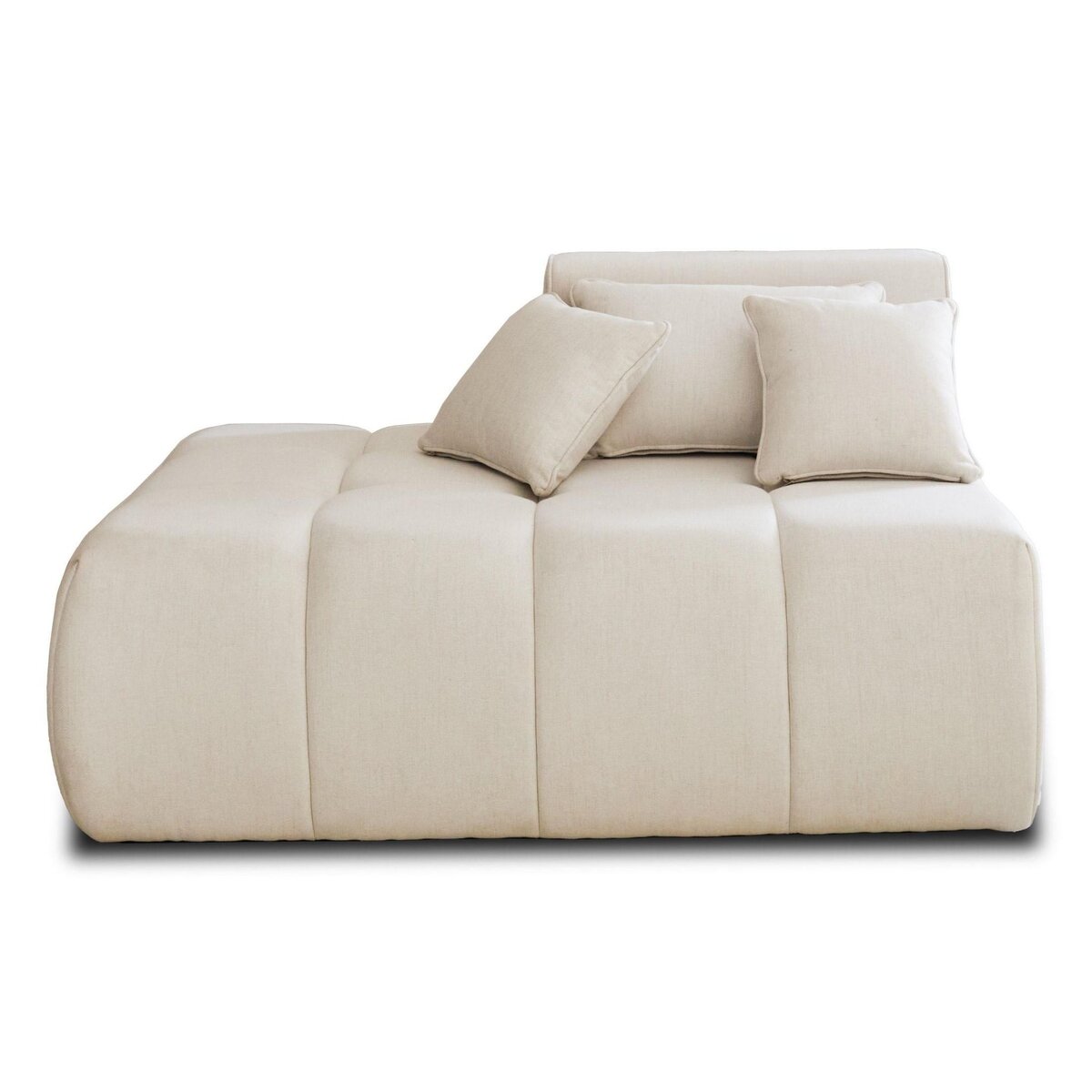 LISA DESIGN Caracas - module d'assise gauche - en tissu