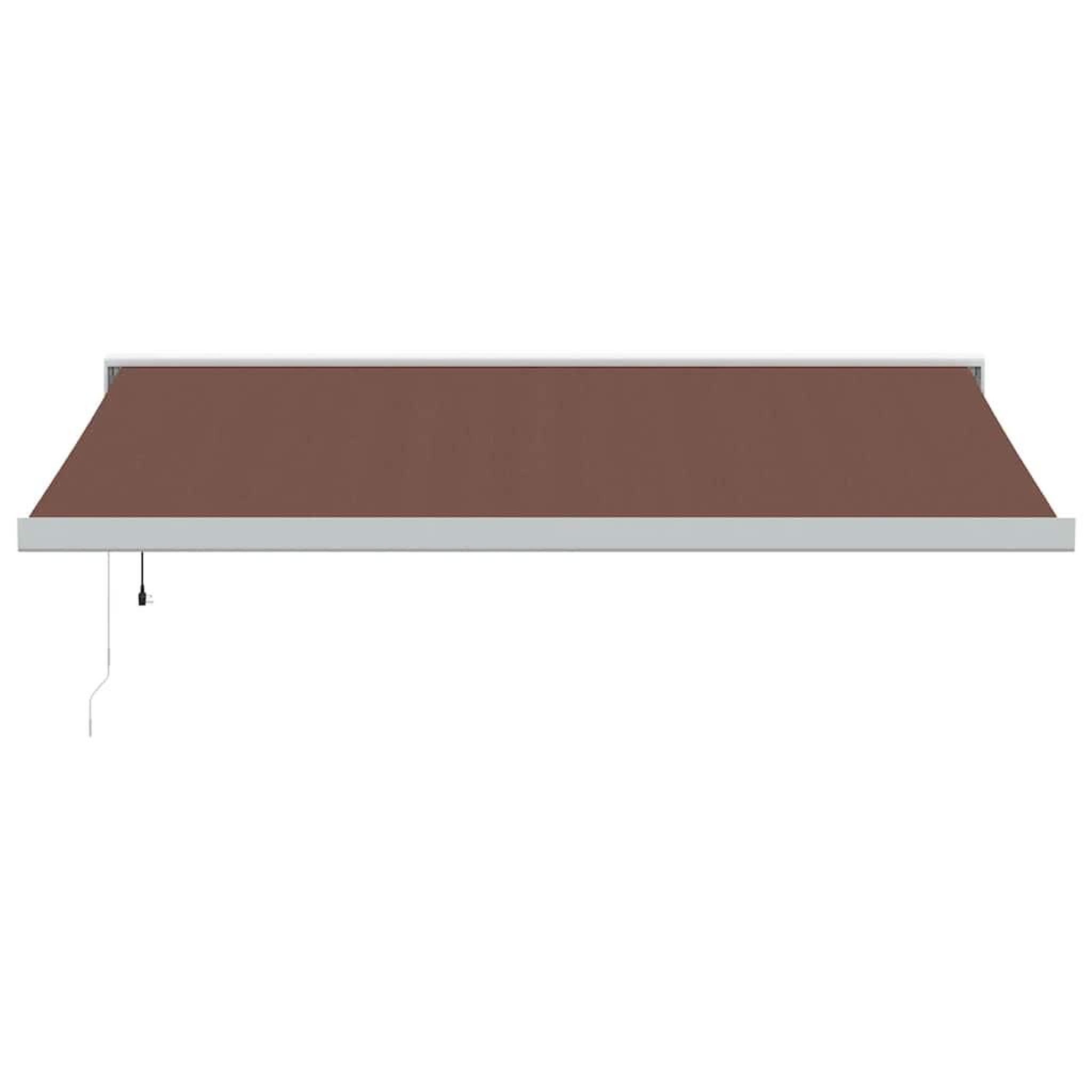 Voir la diapositive 3 : VIDAXL Auvent retractable automatique marron 450x300 cm
