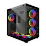 Voir la diapositive 1 : MRED MRED - Boîtier PC Gamer ATX - Blanc RGB Crystal Sea