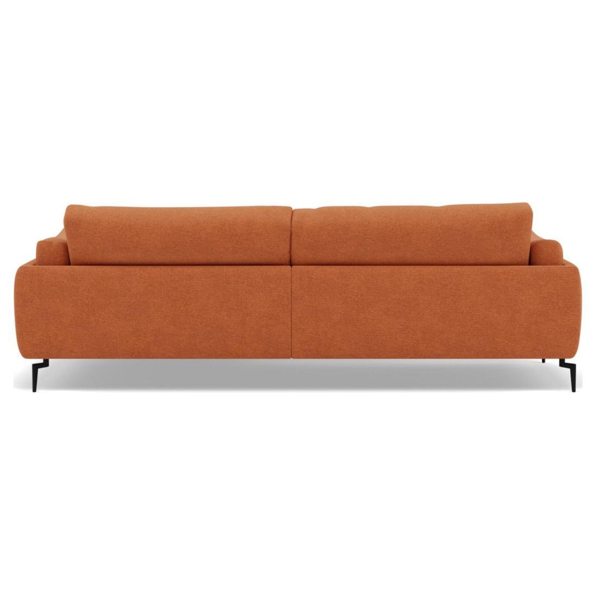 LISA DESIGN Carlos - canapé d'angle droit 4 places ultra moelleux en tissu texturé