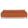 Voir la diapositive 6 : LISA DESIGN Carlos - canapé d'angle droit 4 places ultra moelleux en tissu texturé