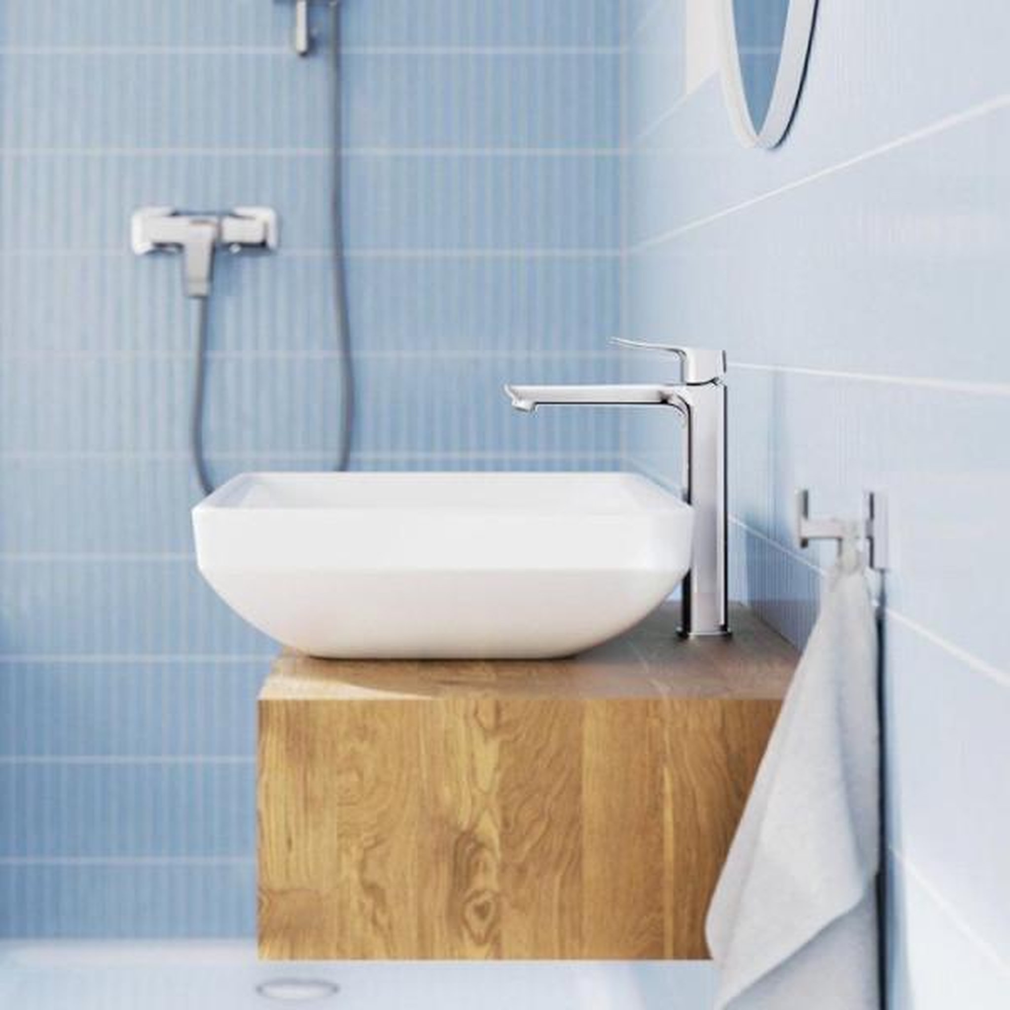 Voir la diapositive 2 : Grohe Mitigeur de lavabo - grohe dice - taille xl - corps lisse sans vidage - chrome