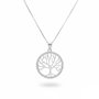 Voir la diapositive 1 : L'ATELIER D'AZUR Collier Argent 925/000 Rhodié - Arbre de Vie Pavé de Zirconiums