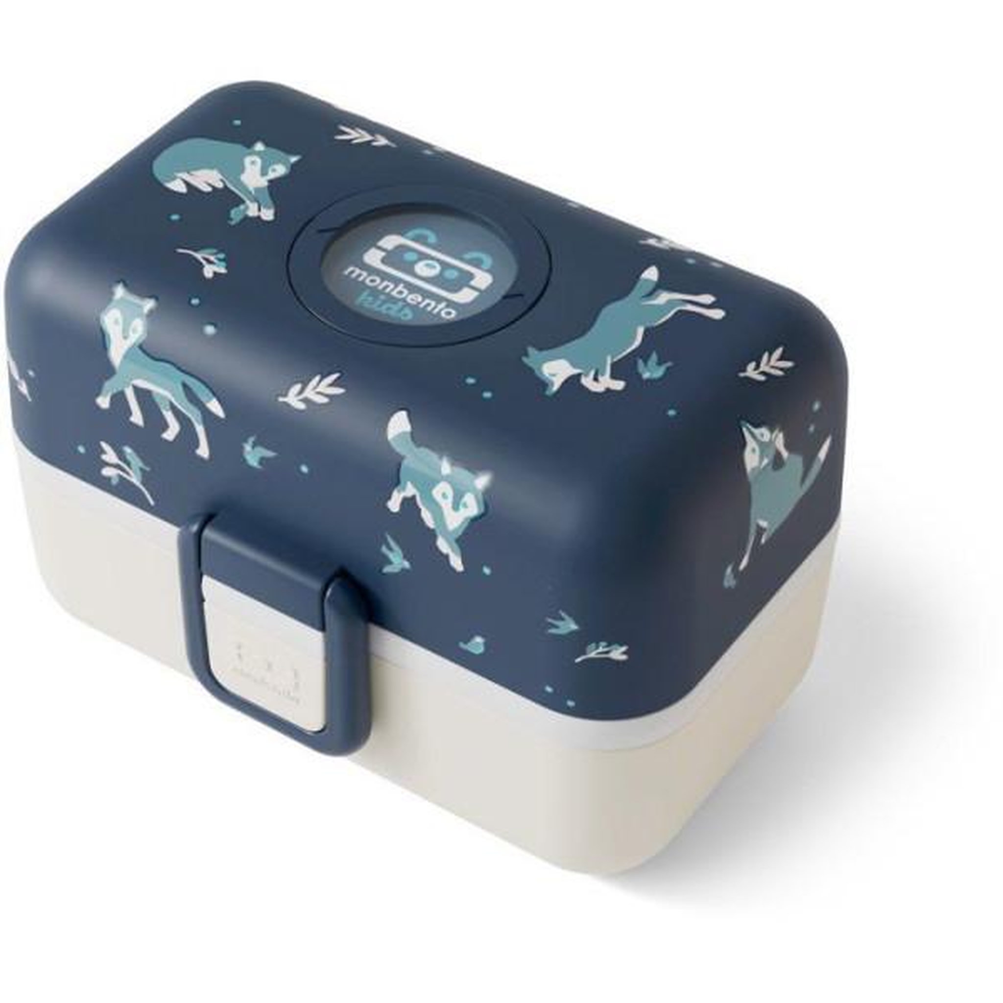 Voir la diapositive 3 : monbento Lunch Box Enfant - MONBENTO - 3 Compartiments - Sans BPA - MB Tresor Wolf