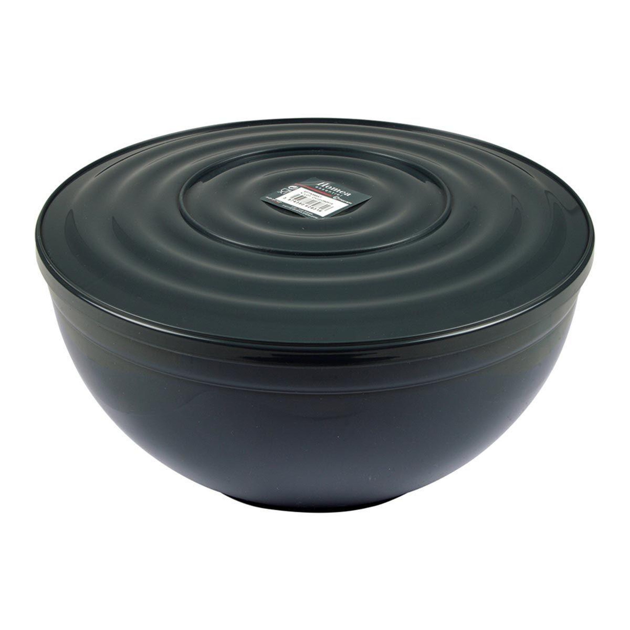 Voir la diapositive 2 : HOMEA Saladier de cuisine avec couvercle  merle  5,5l anthracite