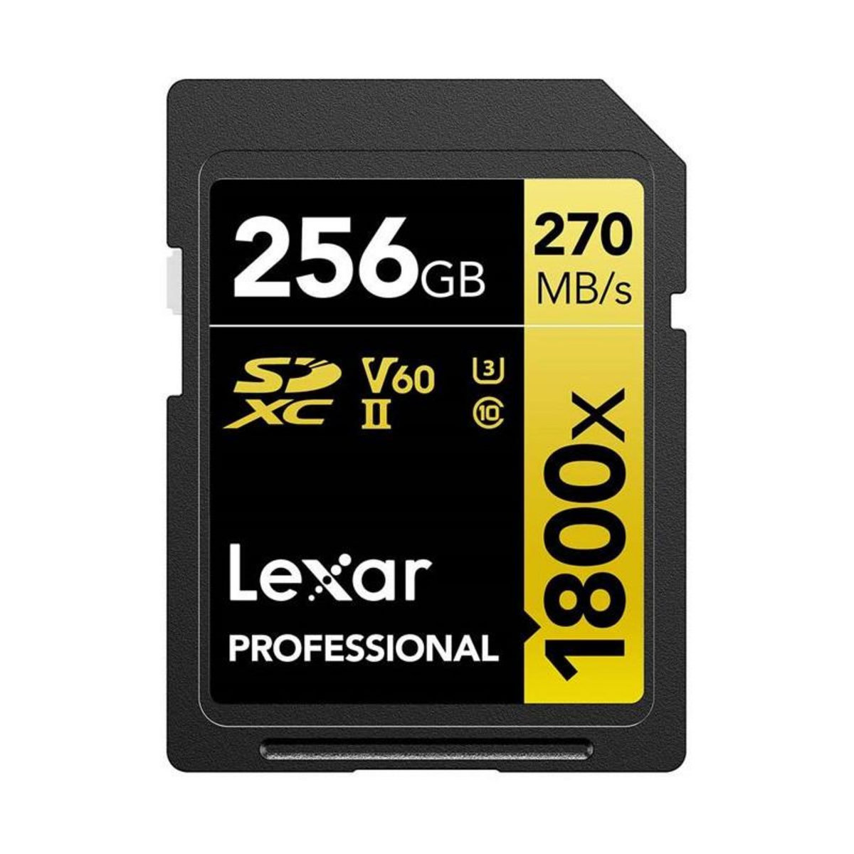 Duracell Carte mémoire SD Lexar SDXC 256 Go Noir