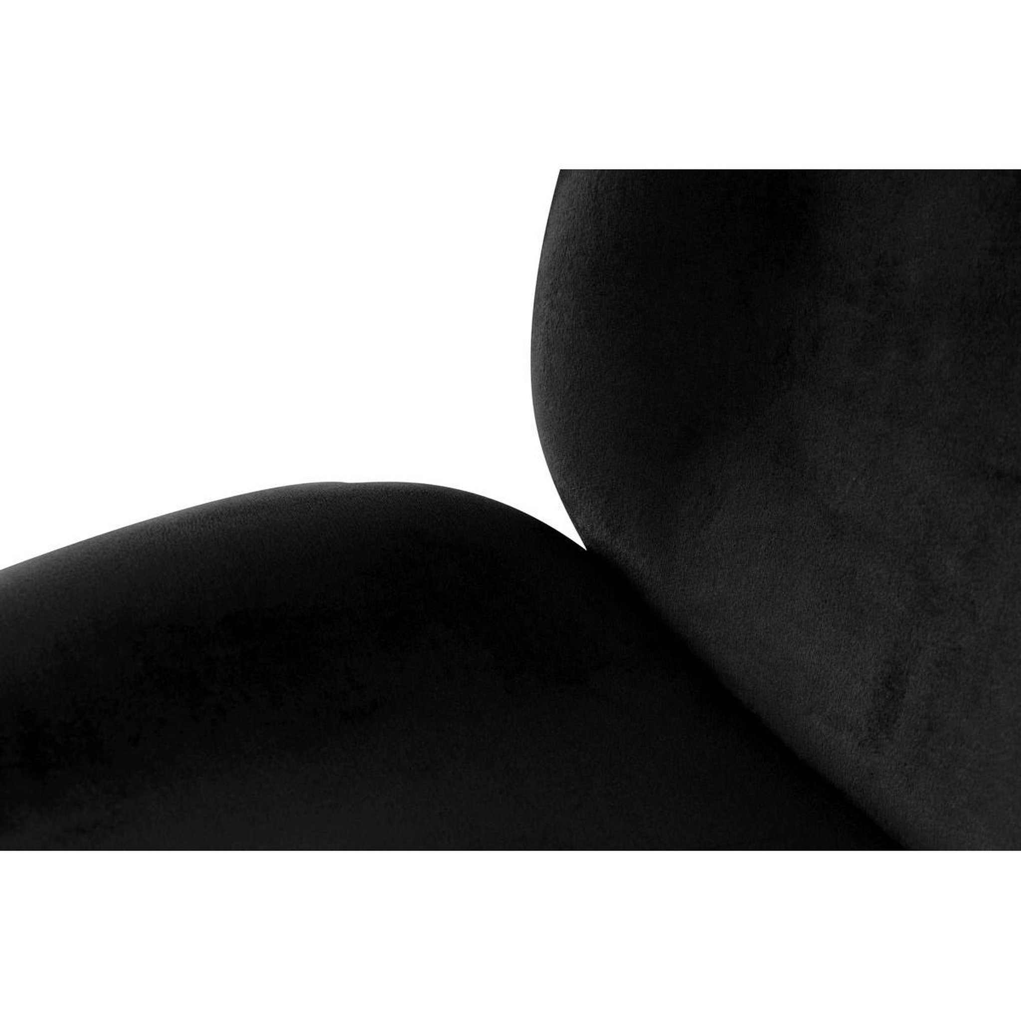 Voir la diapositive 4 : Paris Prix Lot de 2 chaises design  charlize  90cm noir & or