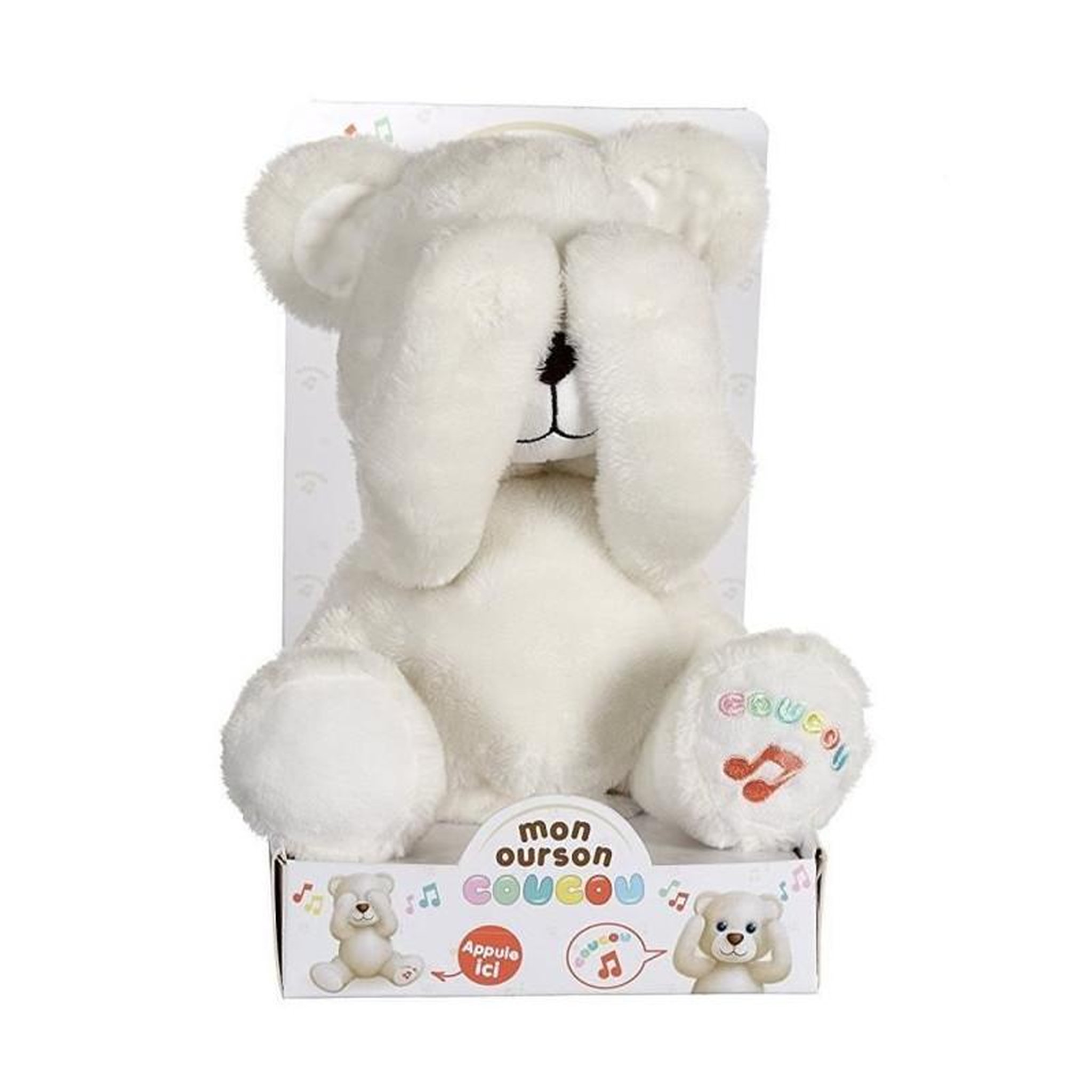 Voir la diapositive 2 : Gipsy Peluche Ourson Coucou - GIPSY - 25 cm - Mixte - Plush