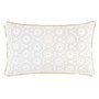Voir la diapositive 1 : Paris Prix Coussin Déco Déhoussable  Astre  30x50cm Blanc