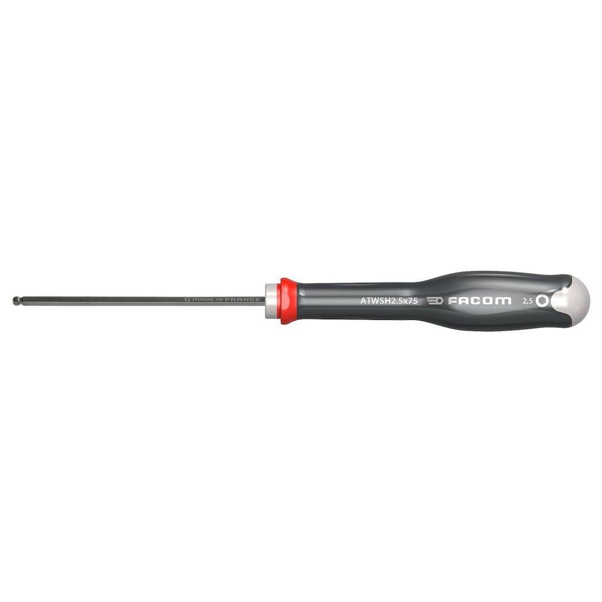 FACOM Tournevis protwist 6 pans 2x75 tête sphérique