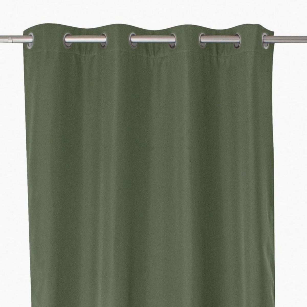 DECOSTARS Rideau thermique et occultant GLACIER 135x240 vert gris
