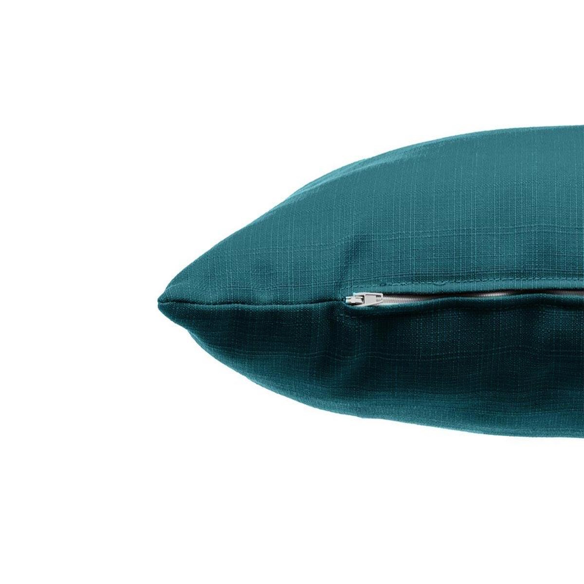 Voir la diapositive 2 : HESPERIDE Coussin d'extérieur Korai Bleu Canard - 40 x 40 cm - Hespéride