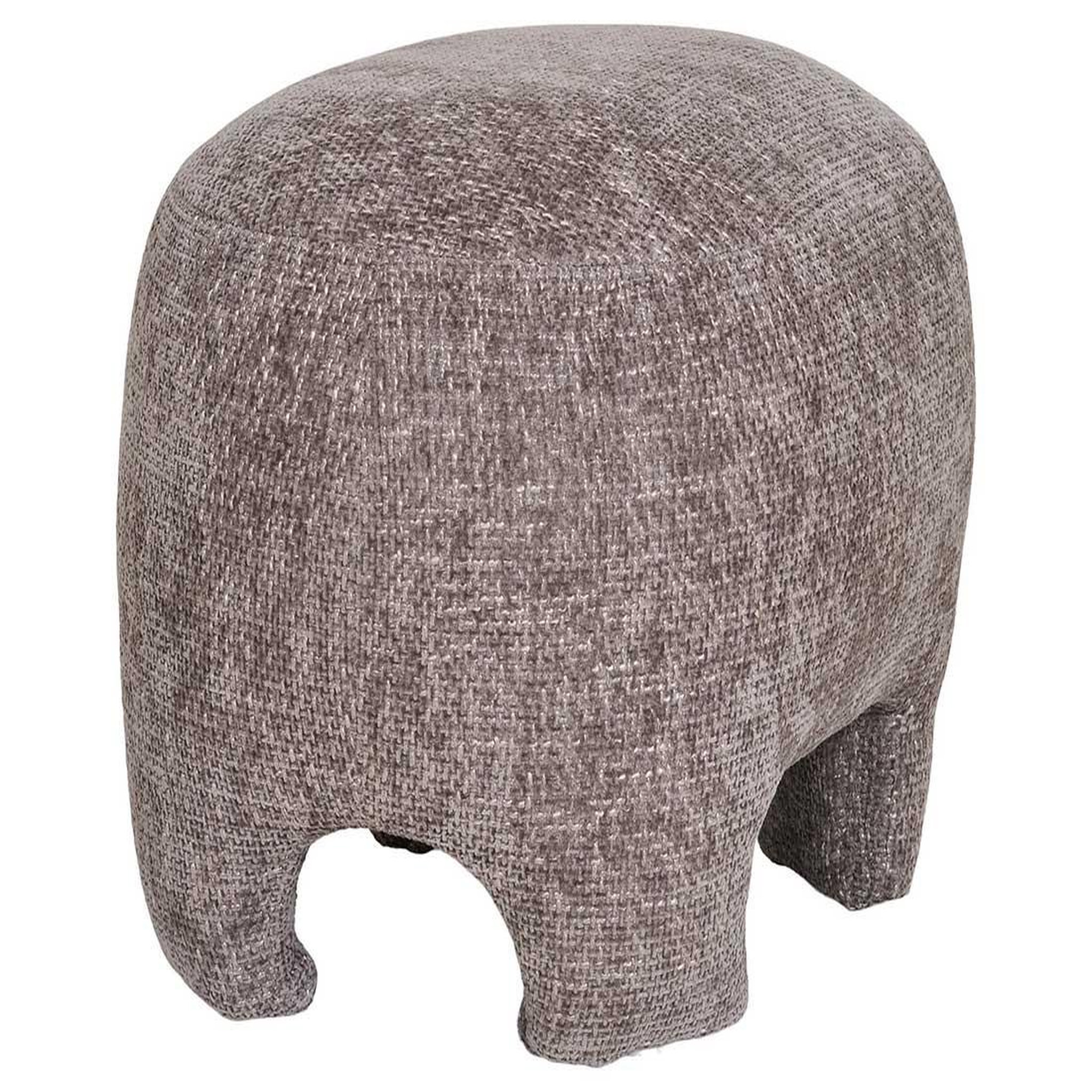 Voir la diapositive 4 : BEST MOBILIER Olbia - pouf - en tissu texturé