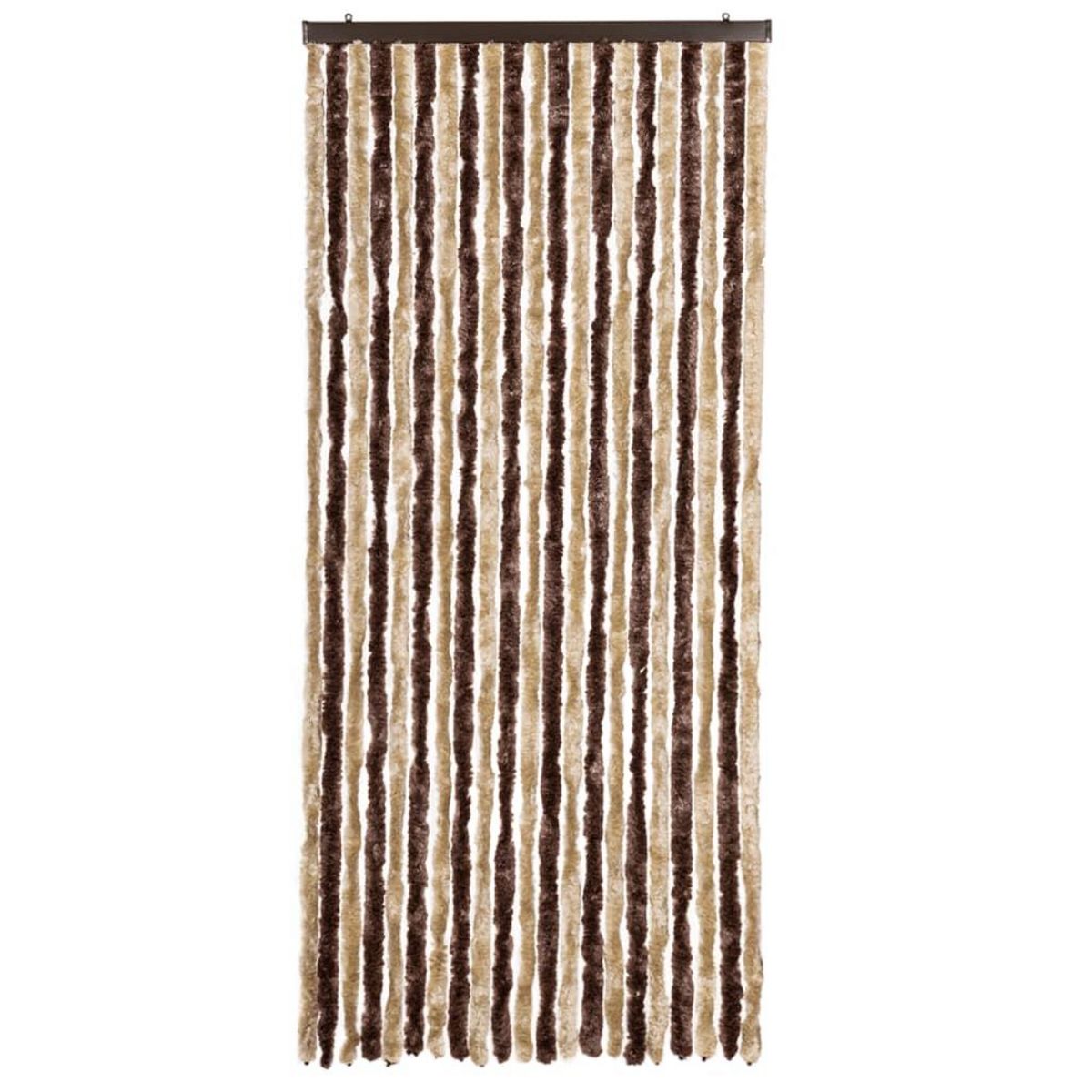 VIDAXL Moustiquaire Beige et marron clair 90x200 cm Chenille