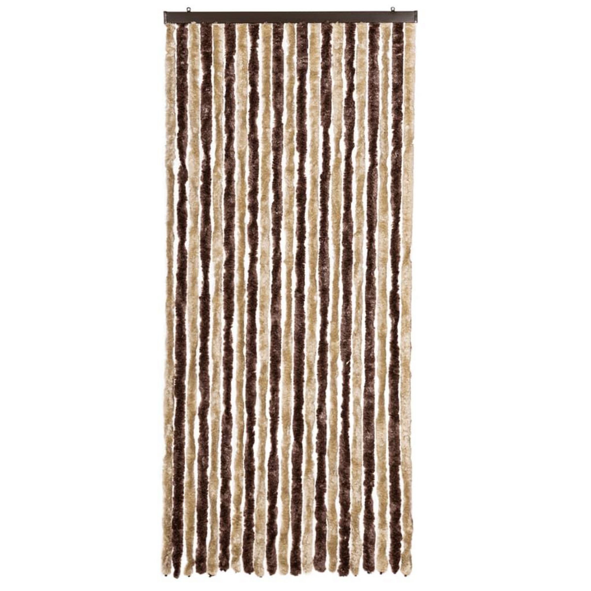 VIDAXL Moustiquaire Beige et marron clair 90x200 cm Chenille