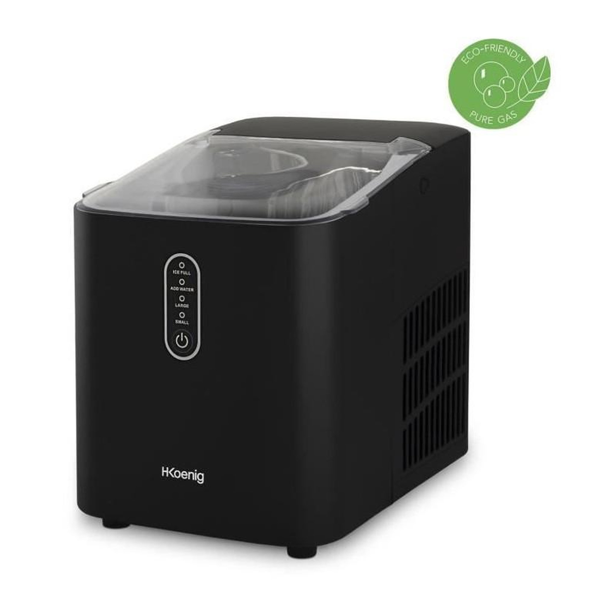 Voir la diapositive 1 : HKOENIG Machine a glaçon - HKoeNIG - KUB14 - 12 kg - 1L - 120 W - Noir