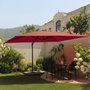 Voir la diapositive 4 : CONCEPT USINE Parasol LED 3 x 4 m terracotta CALVIA