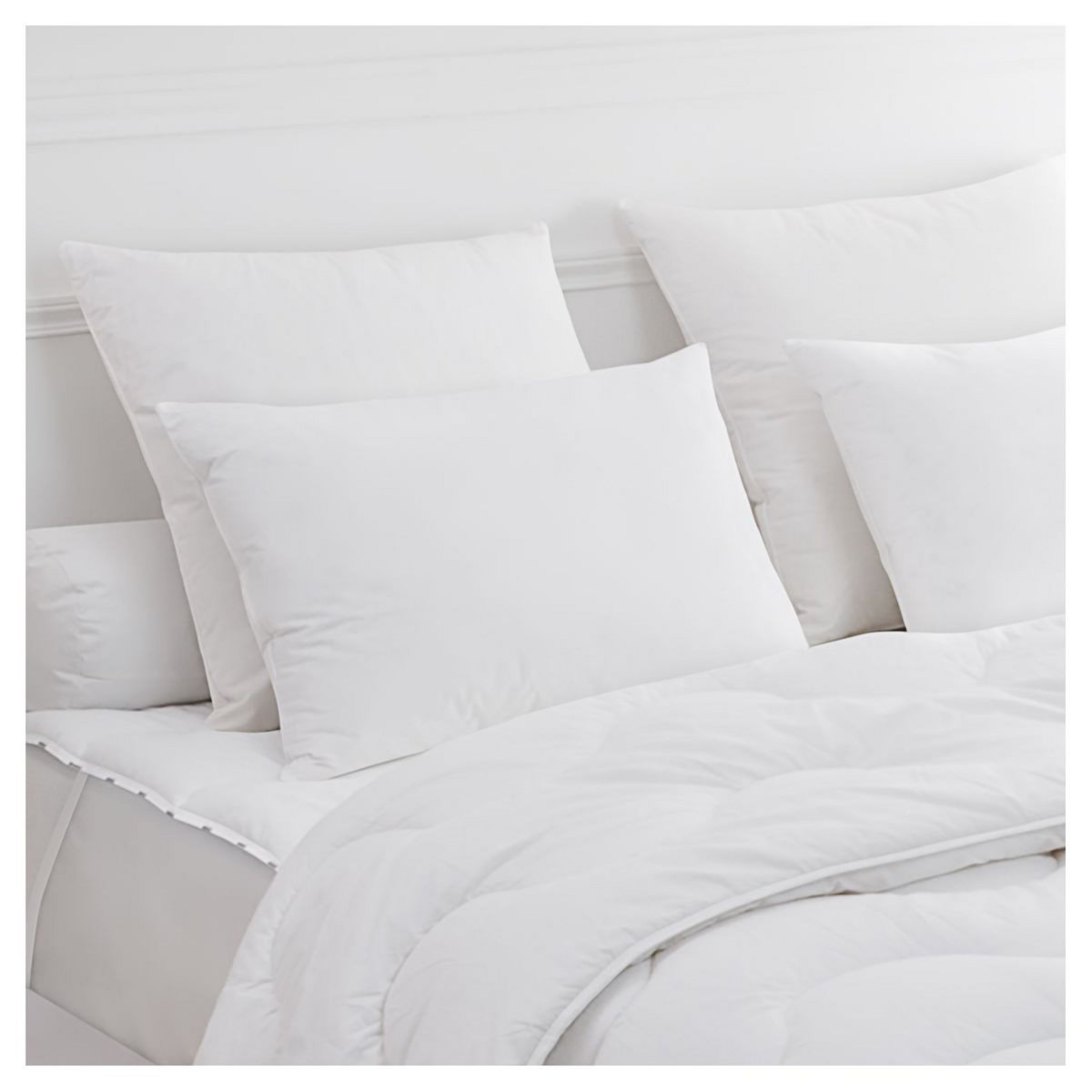 DODO Oreiller confort médium en microfibre toucher douceur absolue enrichi à l'aloe vera MES BELLES NUITS