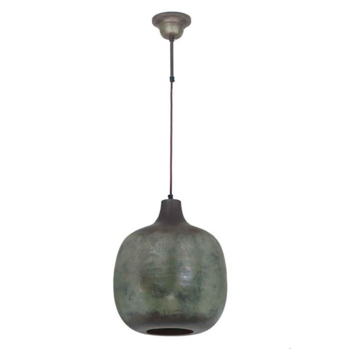Paris Prix Lampe Suspension Design  Mican  38cm Bronze Foncé