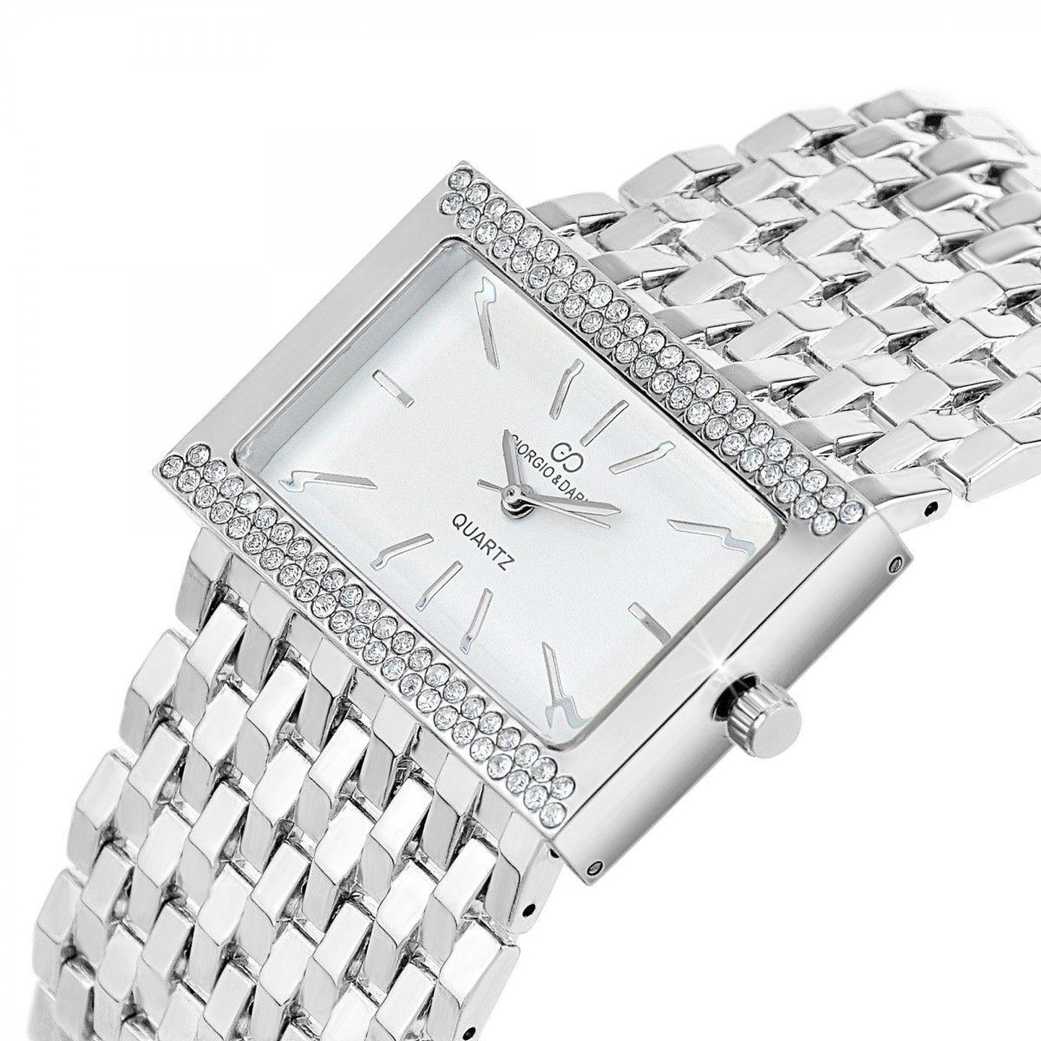 Voir la diapositive 3 : SC CRYSTAL Montre Daria élégante ornée de Cristaux scintillants par SC Crystal