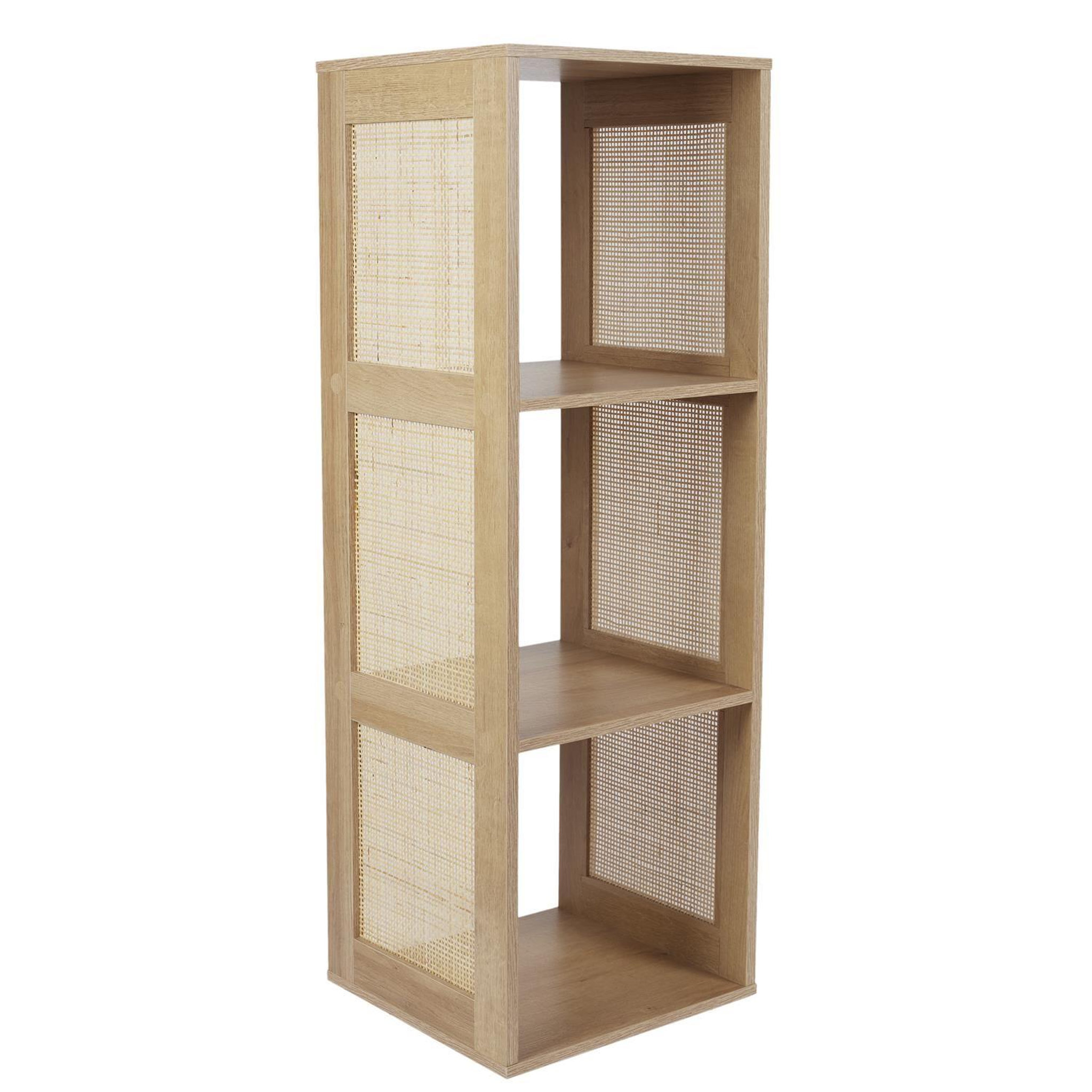 Voir la diapositive 4 : The Home Deco Factory Etagère de rangement 3 cases bali - marron