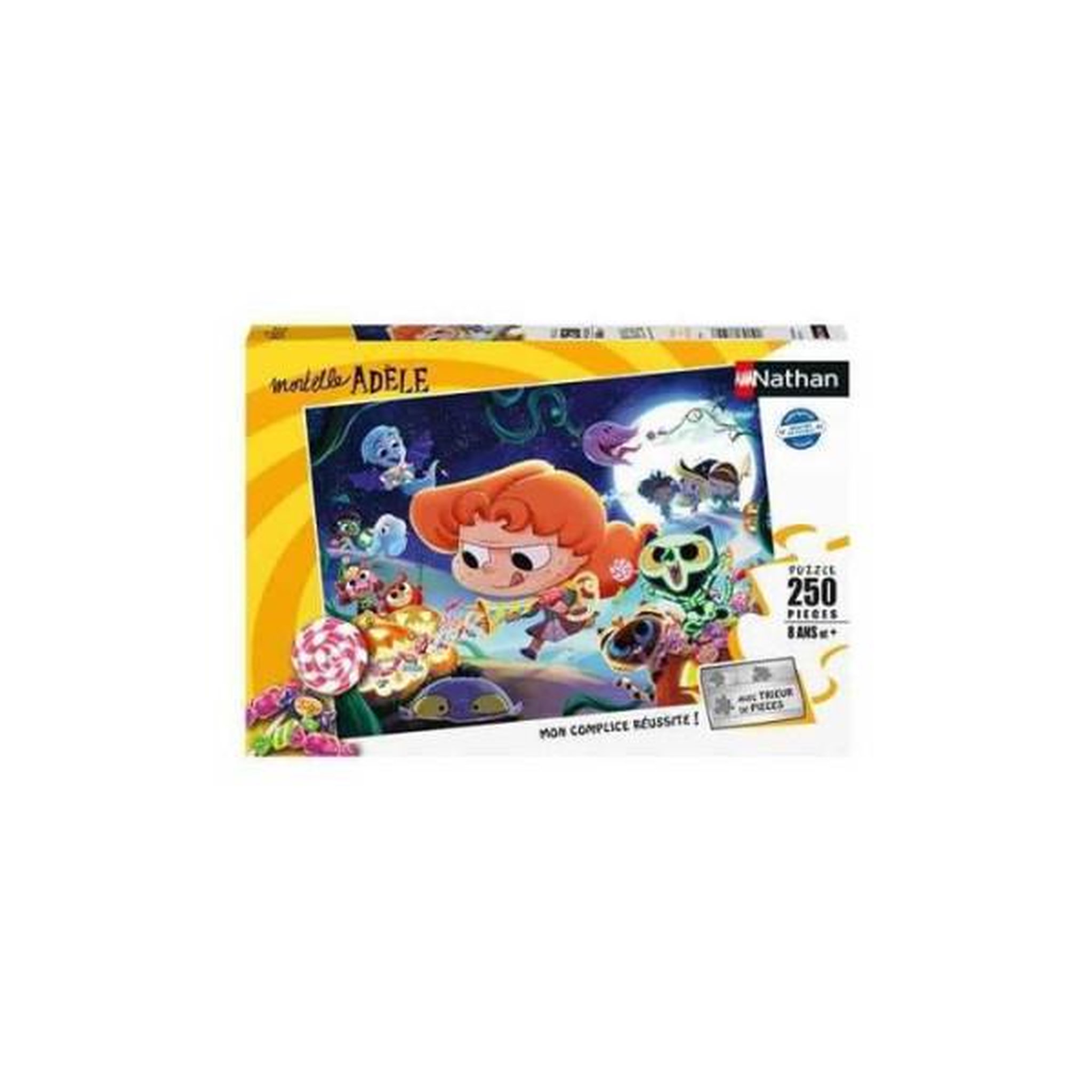 Nathan Puzzle - nathan - halloween avec mortelle adèle - 250 pièces - 49 x 36 cm - dès 6 ans