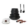 Voir la diapositive 1 : Arthur Martin Arthur Martin AM1502 Batterie de cuisine 15 pieces - poignee amovible effet bois - tous feux dont induction