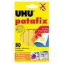 UHU Pastilles patafix adhésives jaune x80 80 pièces