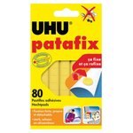 UHU Pastilles patafix adhésives jaune x80