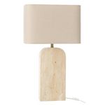 Paris Prix Lampe à Poser en Pierre  Travertin  71cm Beige