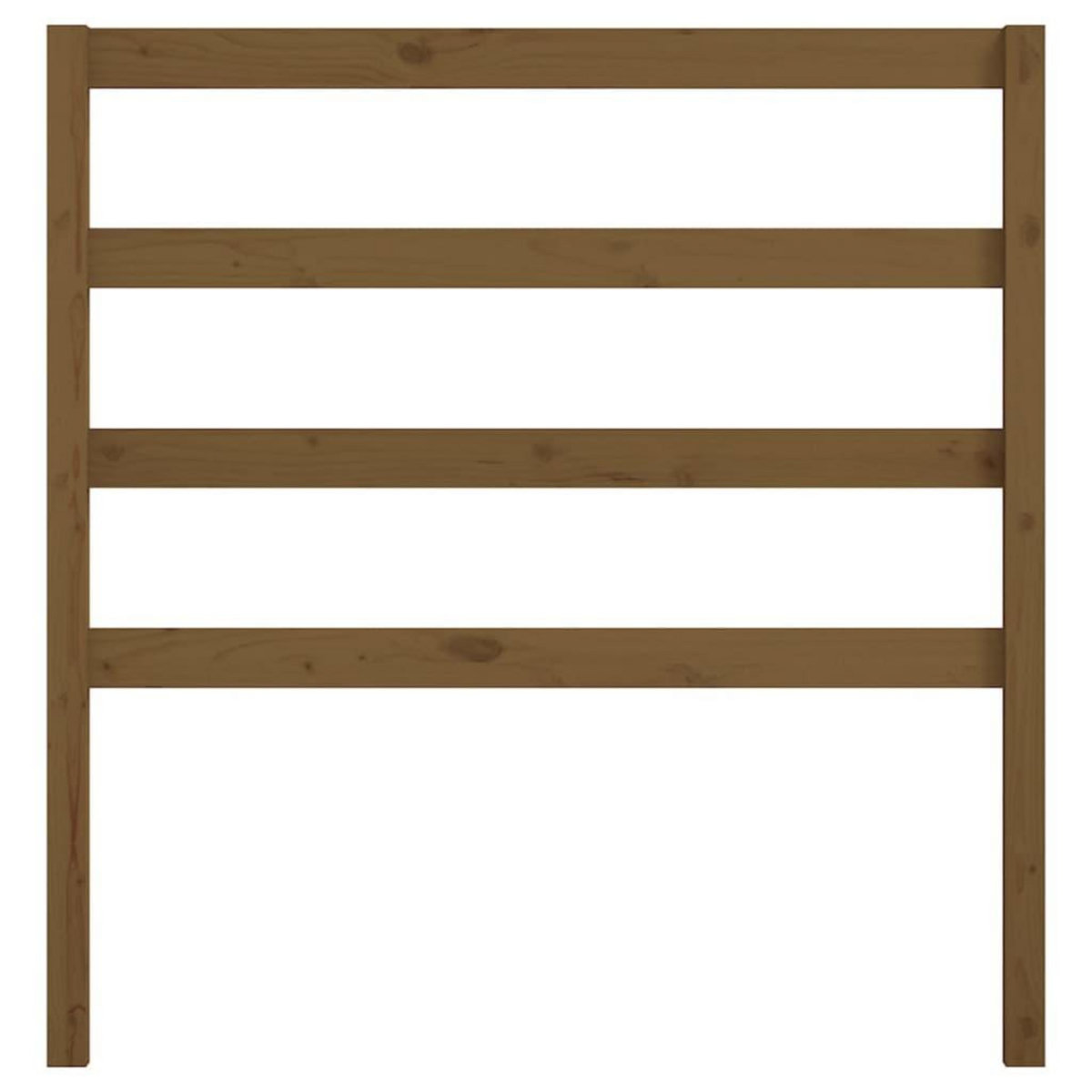 VIDAXL Tete de lit Marron miel 95x4x100 cm Bois massif de pin