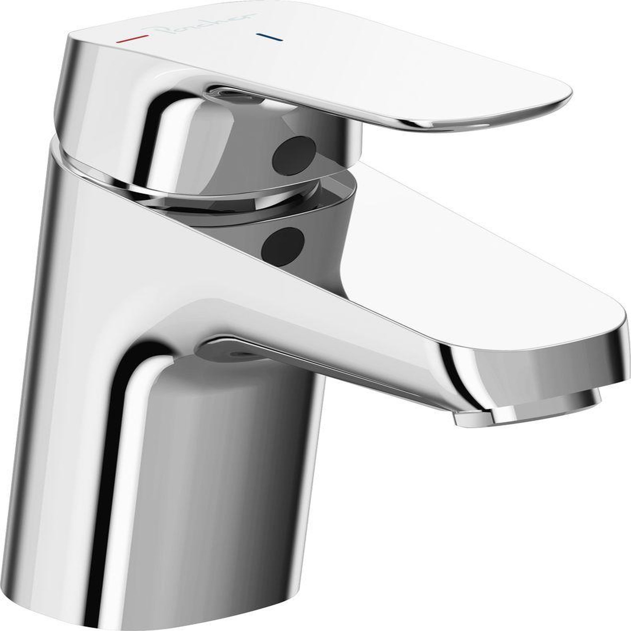Porcher Mitigeur lavabo OKYRIS Ch3, bec fixe, 5L/min, bonde metal - chrome
