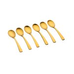BJORN Coffret 6 petites cuillères OGLU - Gold