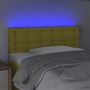 Voir la diapositive 3 : VIDAXL Tete de lit a LED Vert 100x5x78/88 cm Tissu