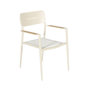 Voir la diapositive 6 : SWEEEK Table de jardin aluminium + 8 assises beige - Edera + Fira