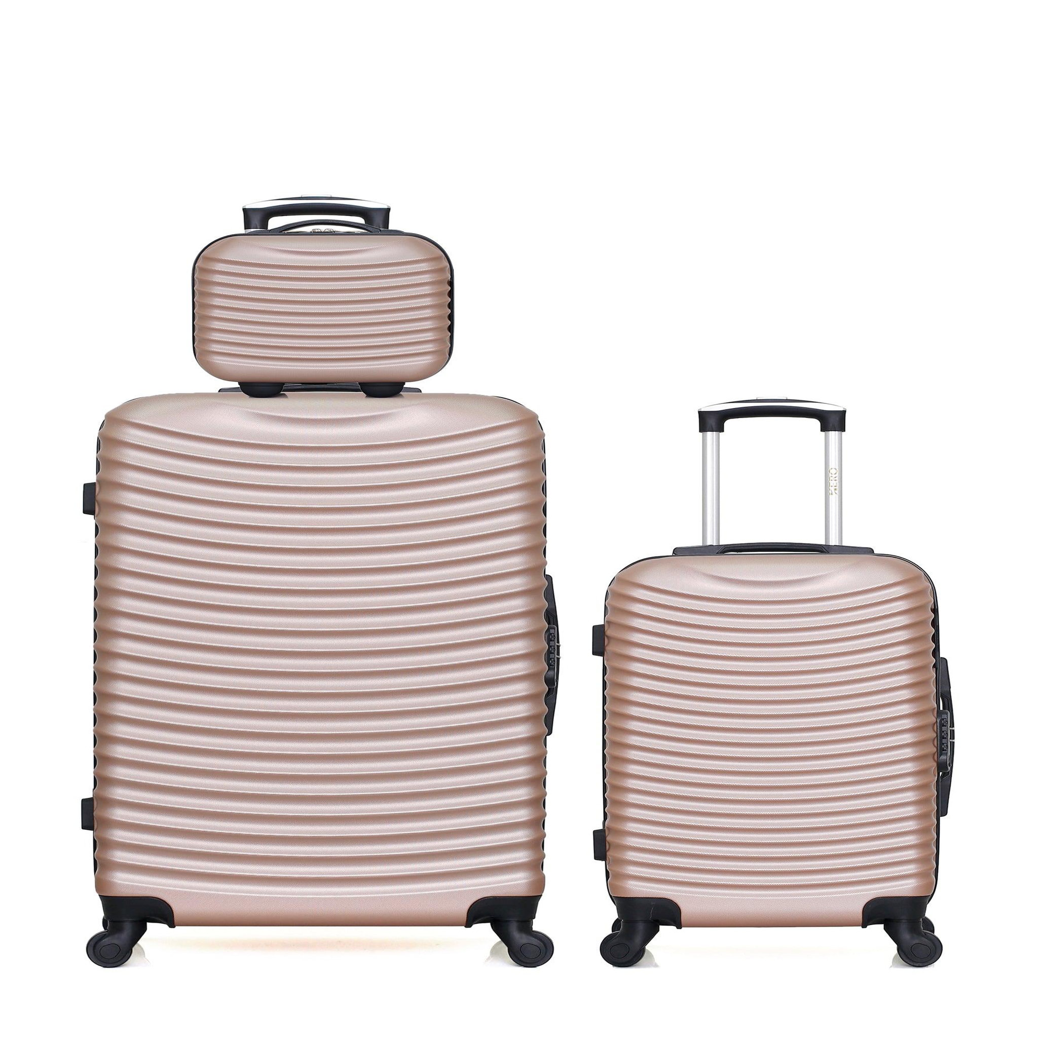 HERO Lot de 3 - valises grand format, cabine et vanity etna