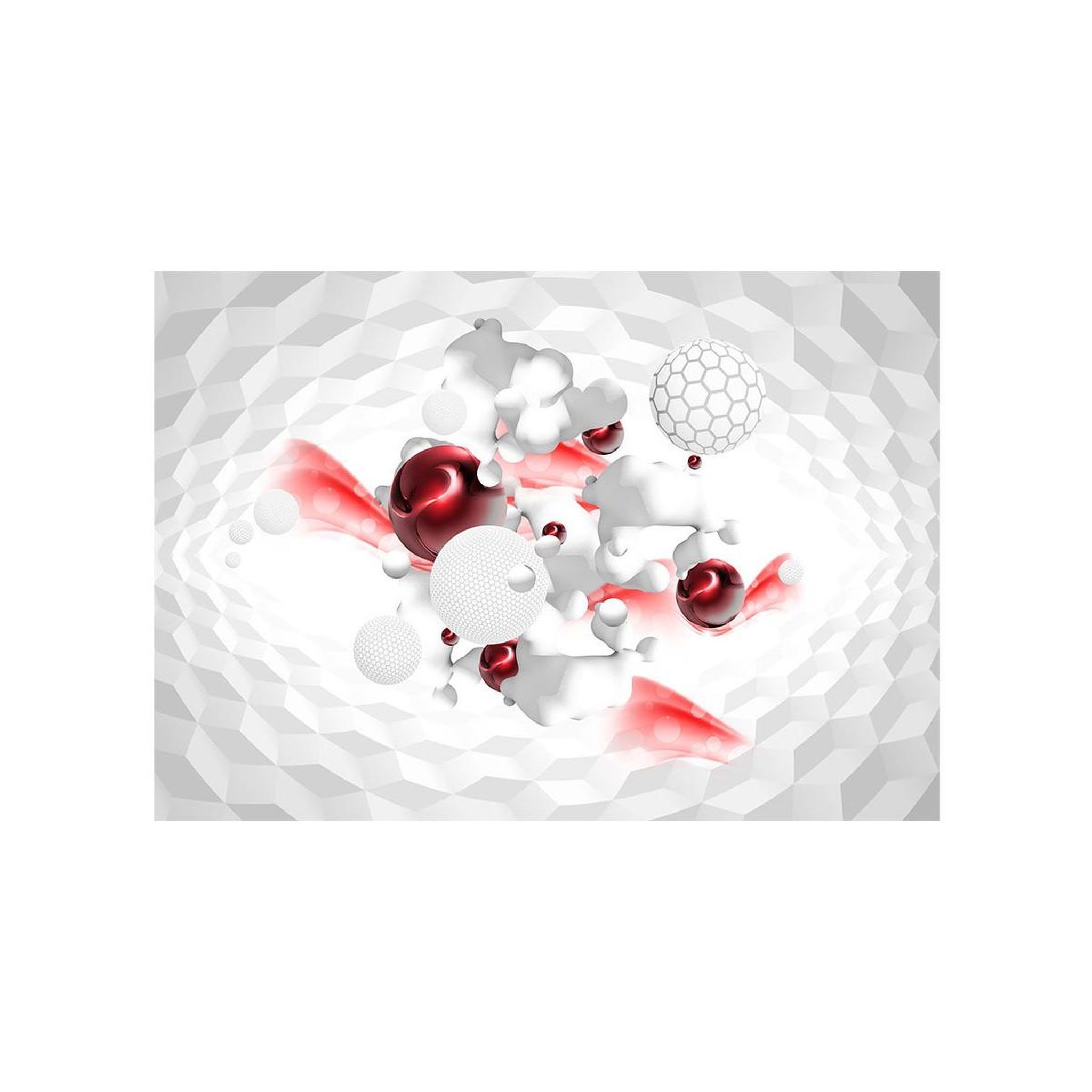 Voir la diapositive 2 : Paris Prix Papier Peint  Race of Colours Red