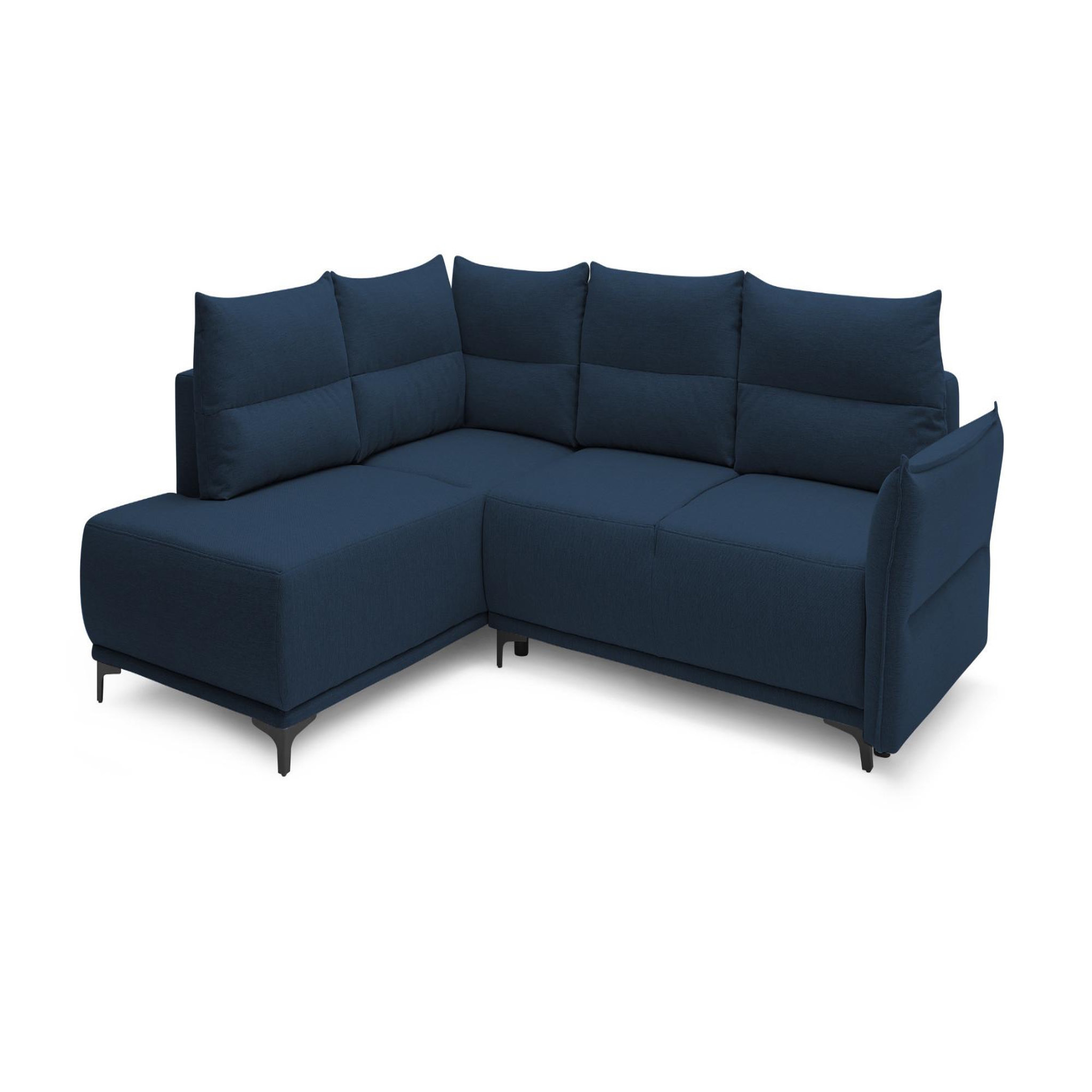 Voir la diapositive 6 : LISA DESIGN Arya - canapé d'angle convertible - avec coffre - 5 places - style contemporain - gauche