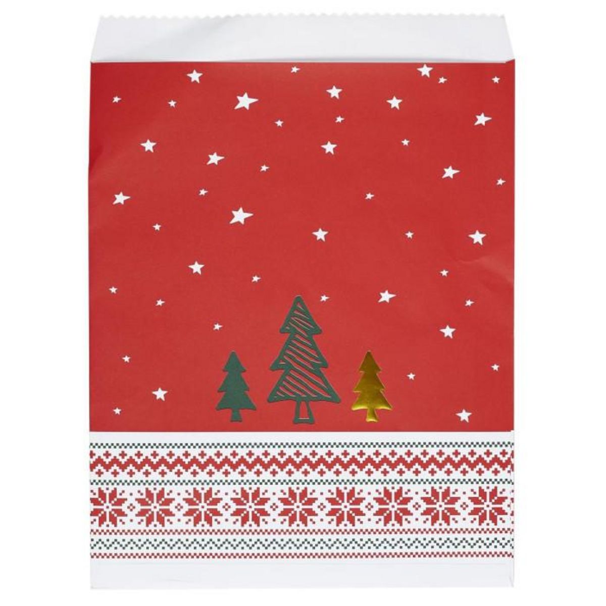 Paris Prix Lot de 4 Pochettes Cadeaux  Noël  30cm Multicolore