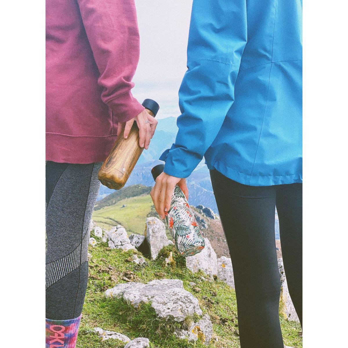 Les Artistes Bouteille isotherme Bottle UP Time UP Bois 500ml