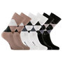 Voir la diapositive 1 : SERGE BLANCO Lot de 6 paires de chaussettes de ville Serge Blanco Losange