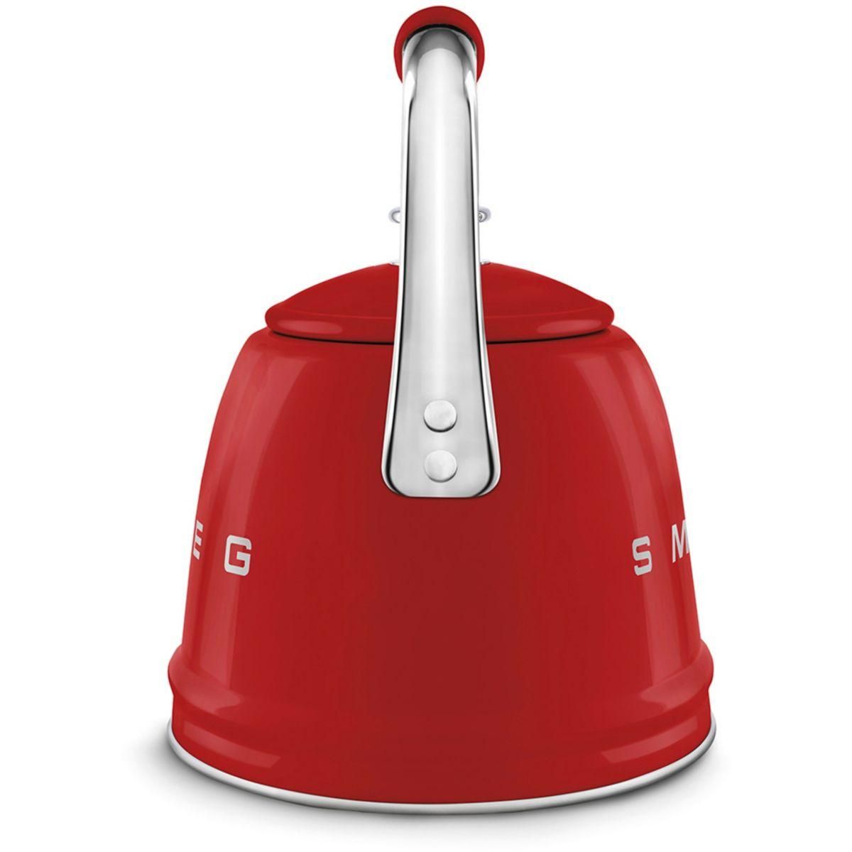 SMEG Bouilloire Sifflante 2.3L Rouge
