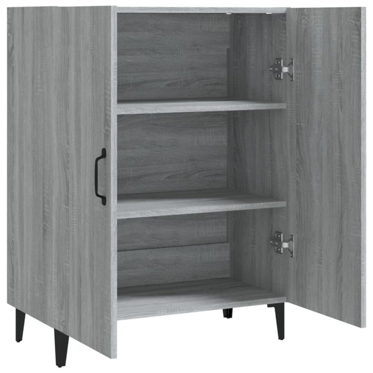 VIDAXL Buffet Sonoma gris 70x34x90 cm Bois d'ingenierie