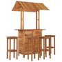 Voir la diapositive 3 : VIDAXL Ensemble de bar de jardin 5 pcs Bois d'acacia solide