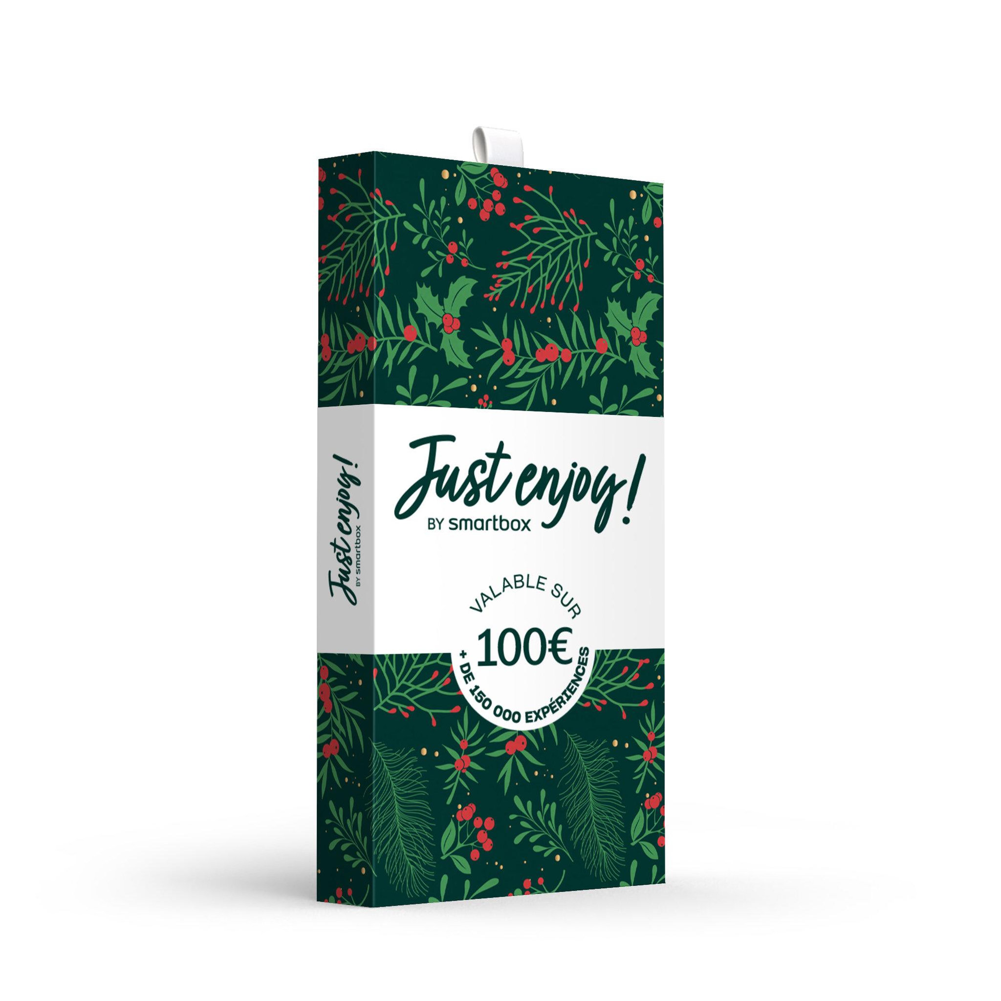 Smartbox Carte cadeau just enjoy ! Noël - 100 € - coffret cadeau multi-thèmes