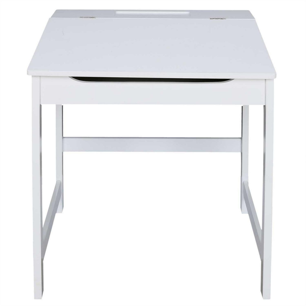 TOILINUX Bureau pupitre pour enfant en MDF - Blanc