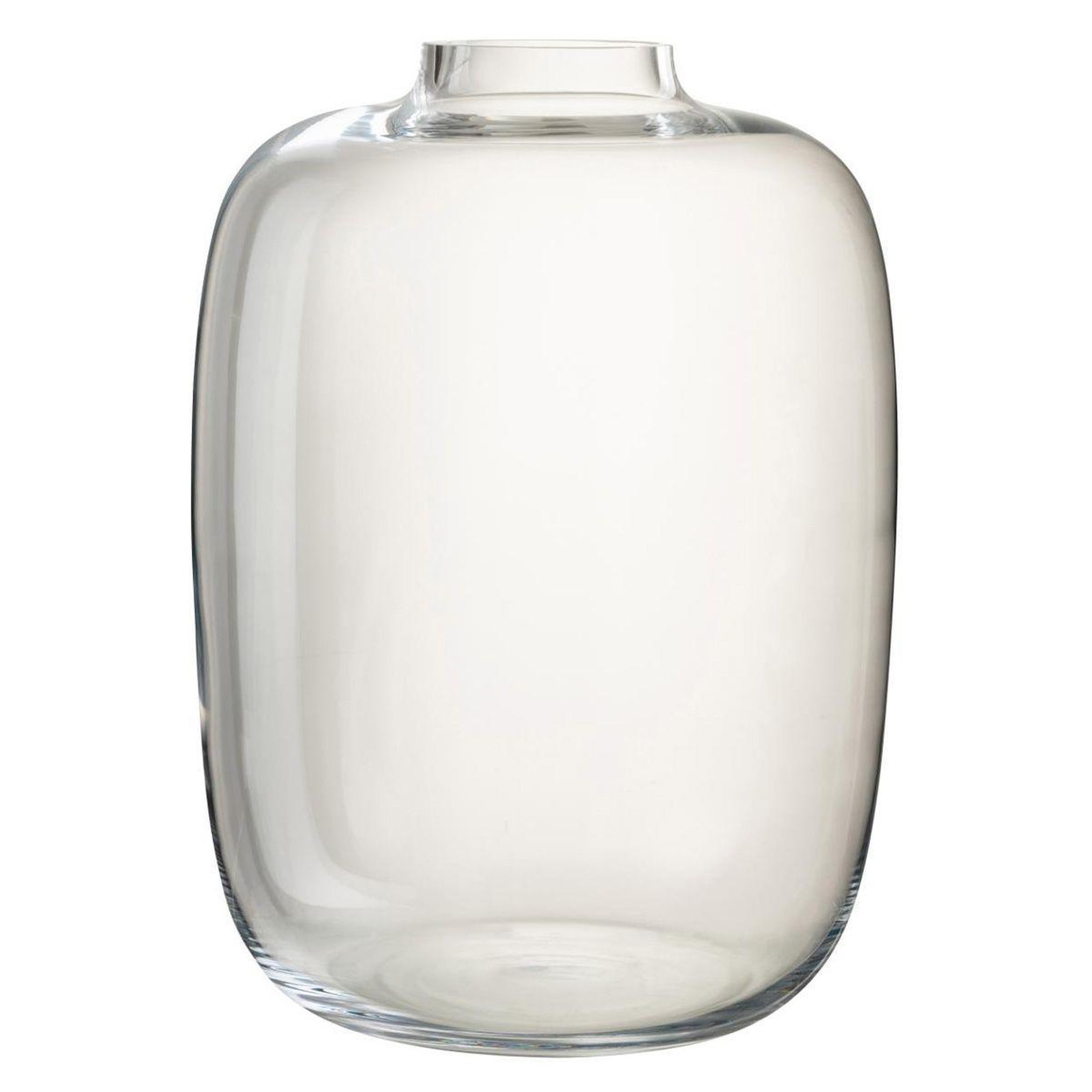 J-LINE Vase design en verre  cleo  35cm transparent