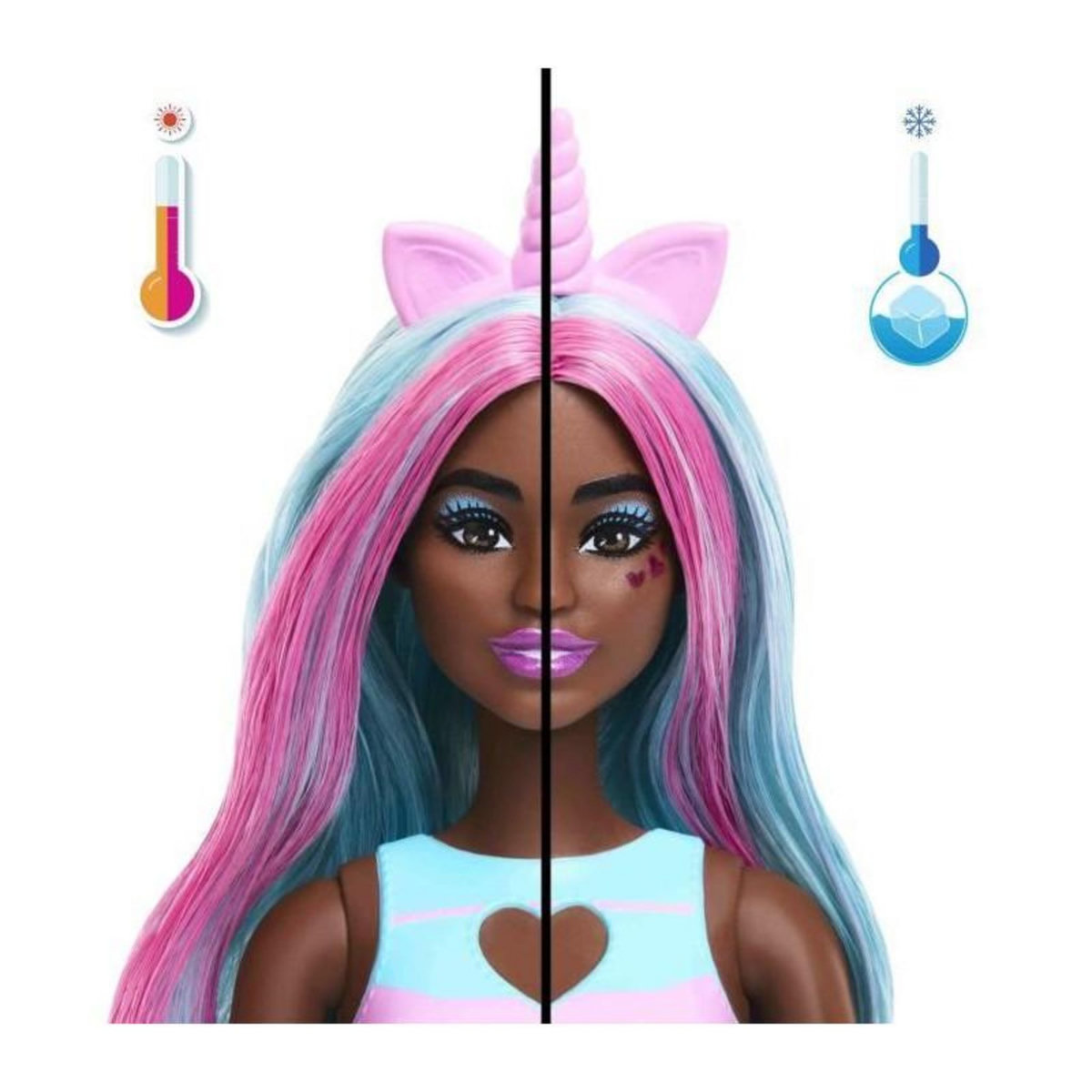 BARBIE POP REVEAL LICORNE BLEUE